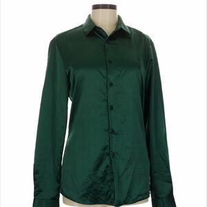 ASOS Dark Green Casual Button-Down Shirt